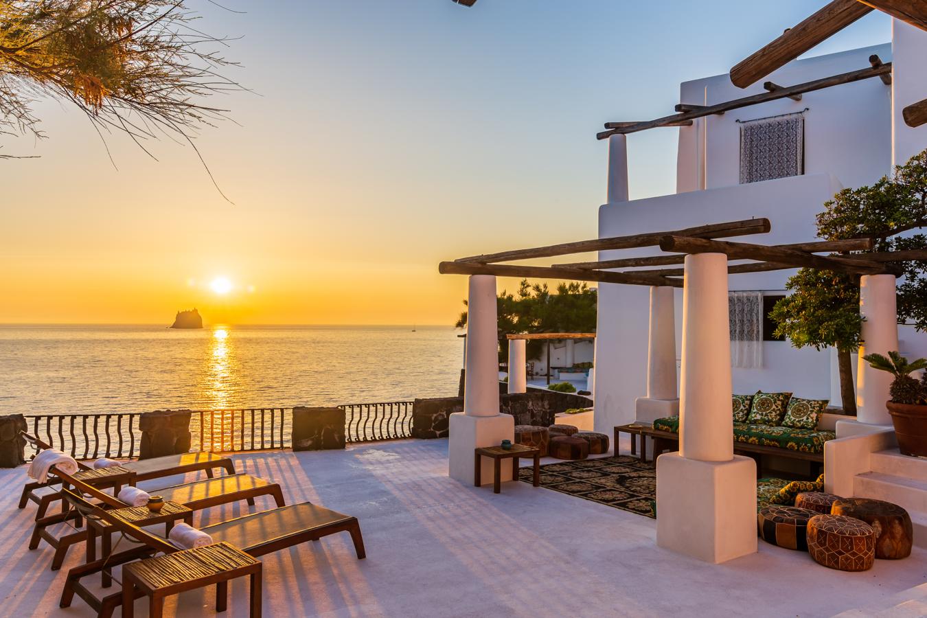 Una villa de lujo frente al mar